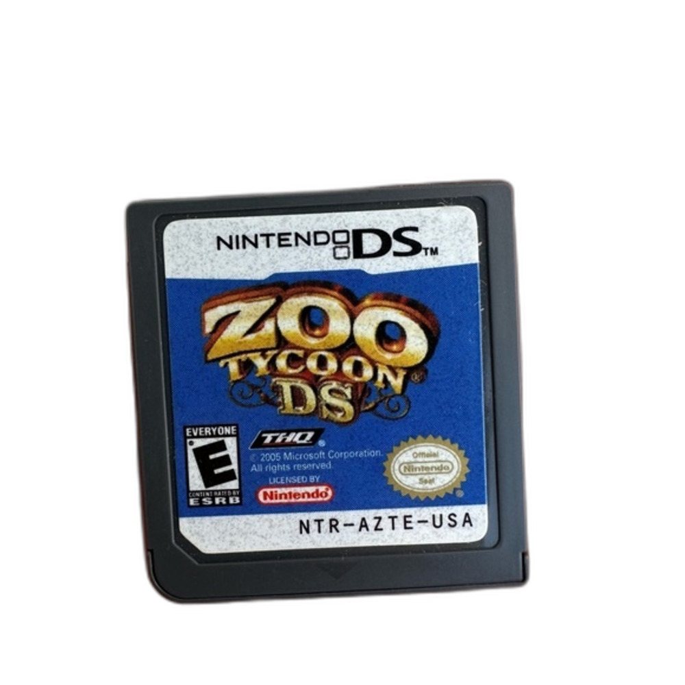 Nintendo DS Zoo Tycoon Game Kids Video Animal Player Vintage